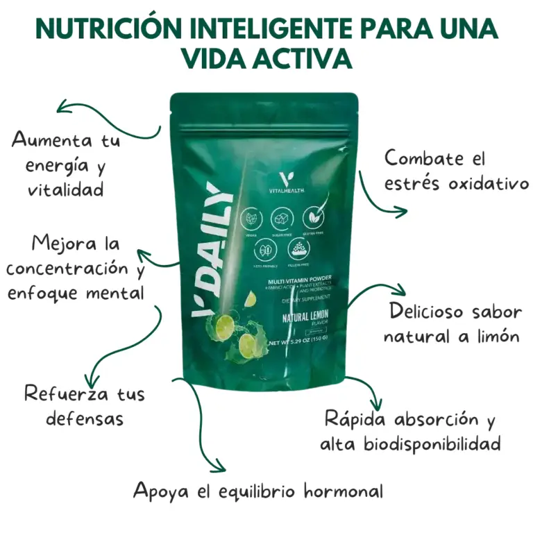 V-DAILY|Probióticos-Prebioticos-Vitaminas-Minerales-Aminoacidos's photo #2